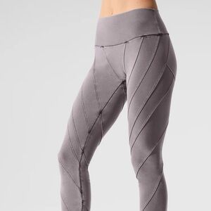 Alo Yoga Alosoft Women's Sunray Leggings - Cool Gray